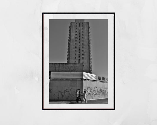 Margate Black And White Print Brutalist Wall Art Urban Photography