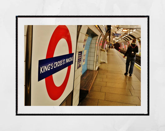 London Underground Poster King's Cross St Pancras Print