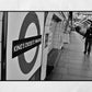 London Underground Black And White Poster King's Cross St Pancras Print