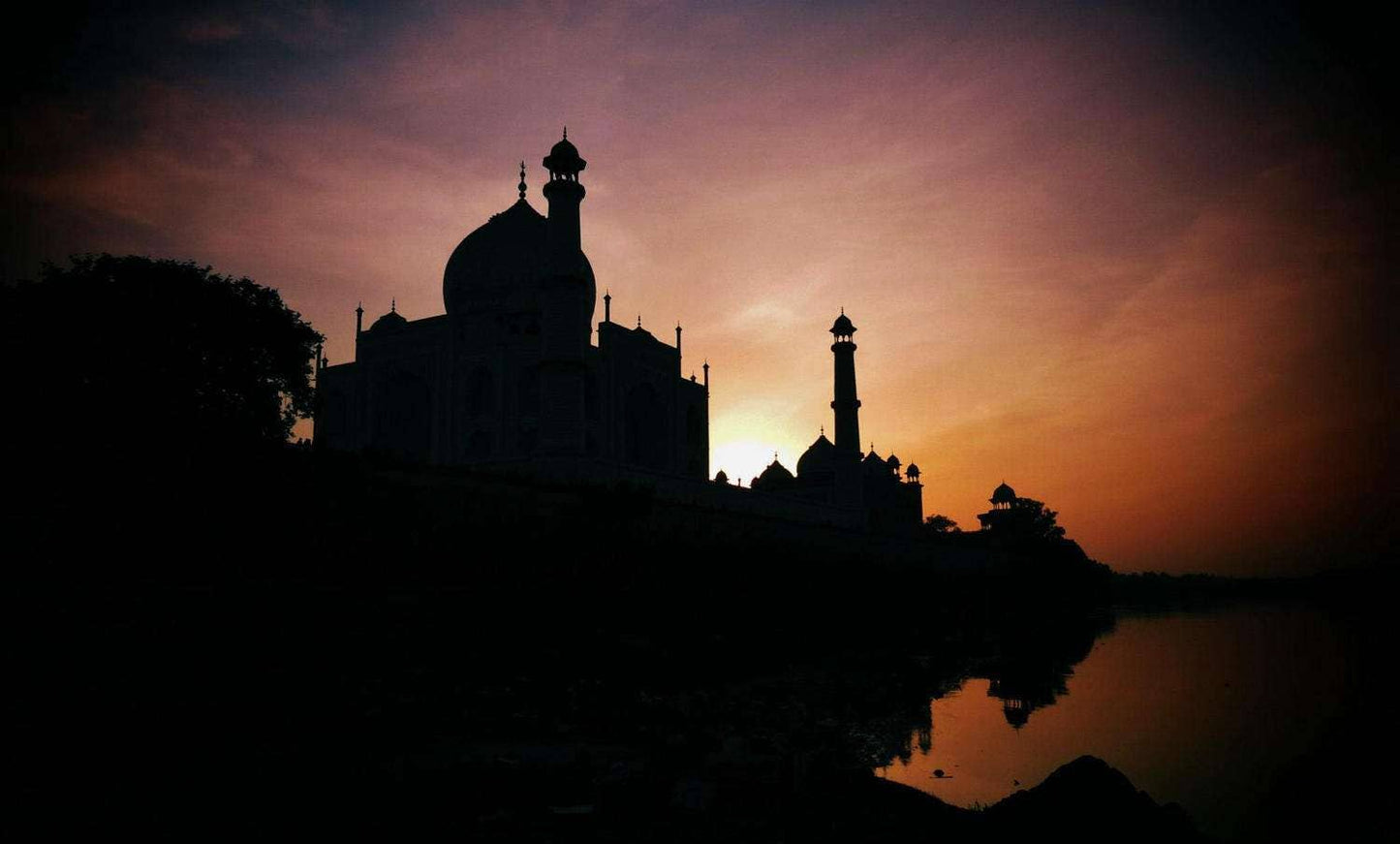 Taj Mahal India Sunset Photography Print