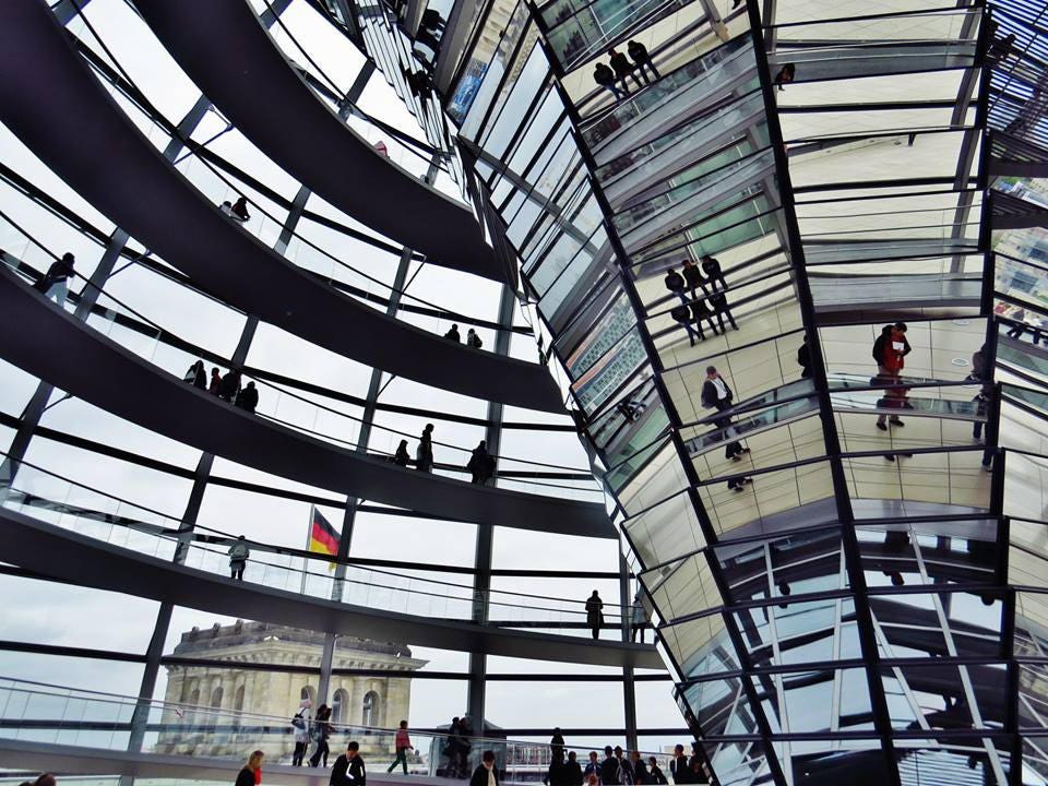 Berlin Photography Print Reichstag Dome Poster