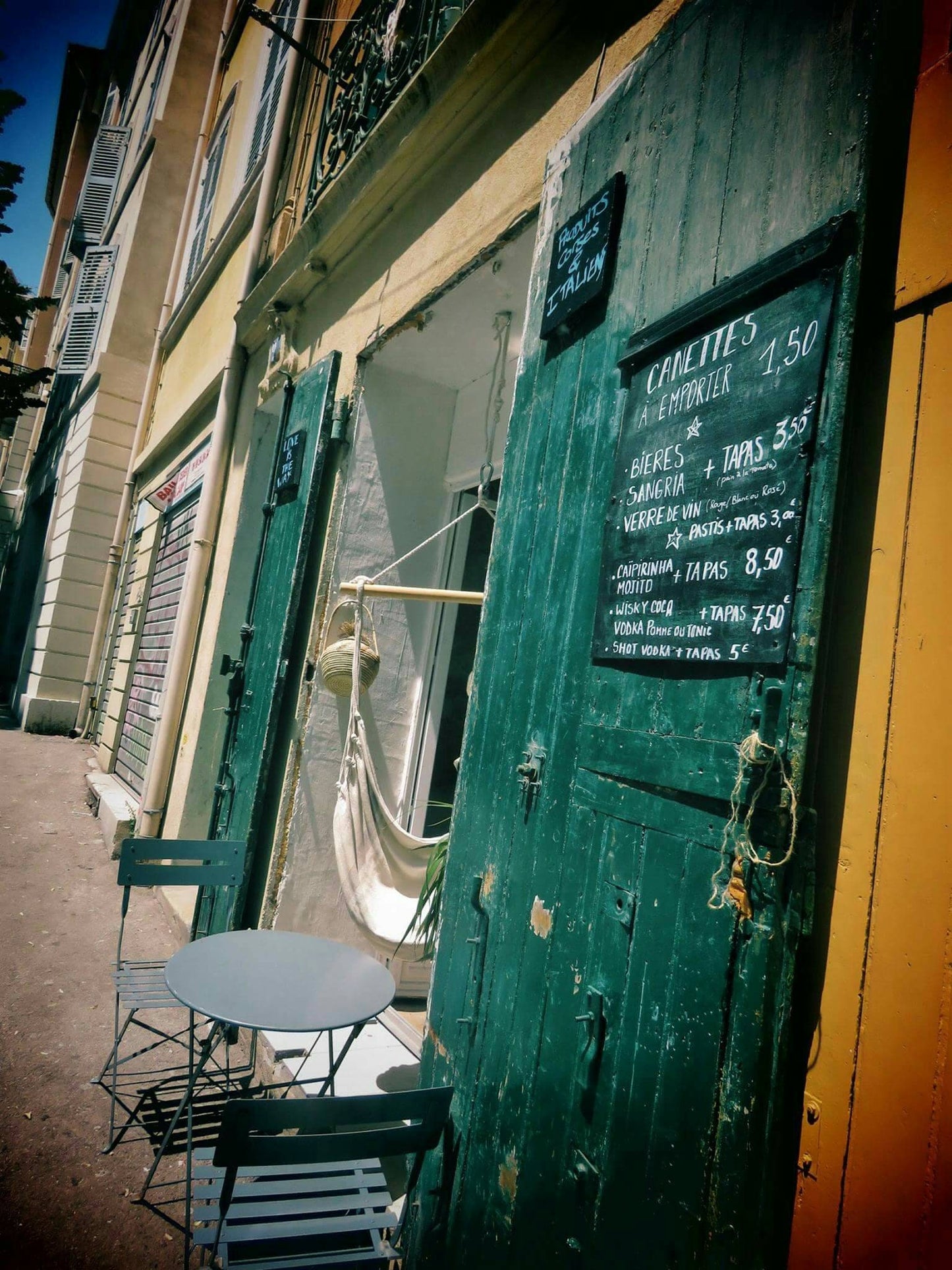 Le Panier Marseille Cafe Photography Print