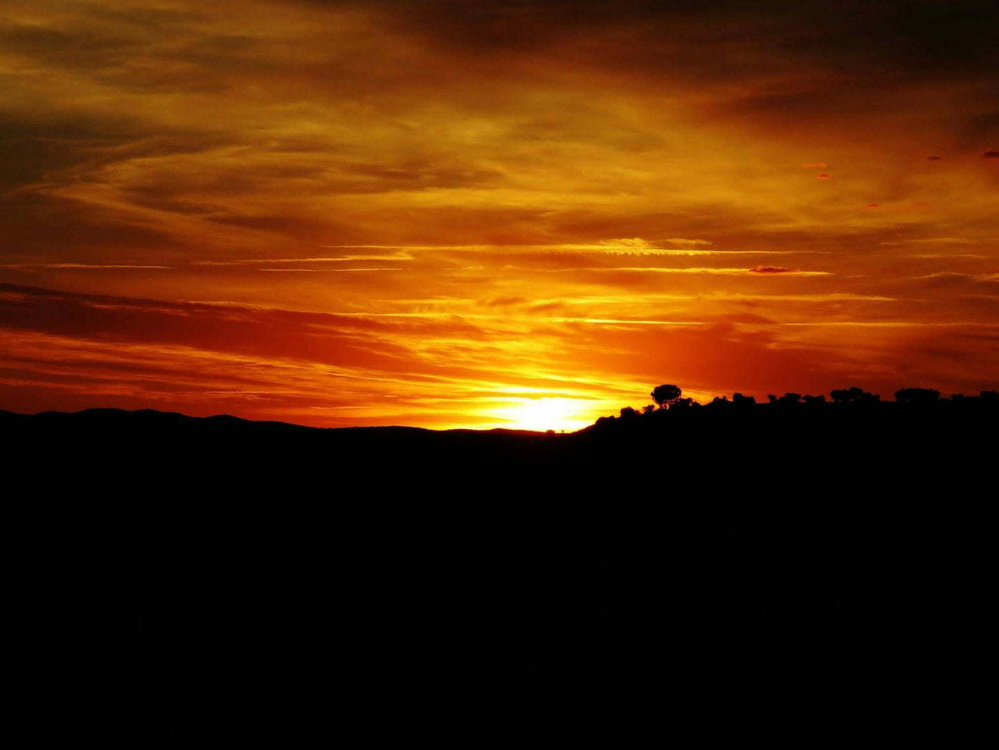 Sunset Print Requena Spain Photography