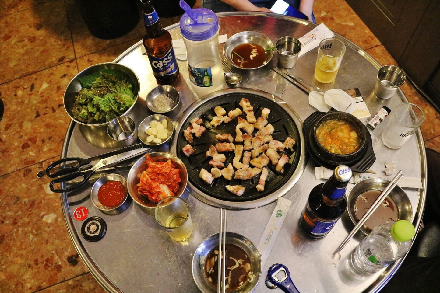 Korean Food Poster Samgyeopsal Restaurant Photography