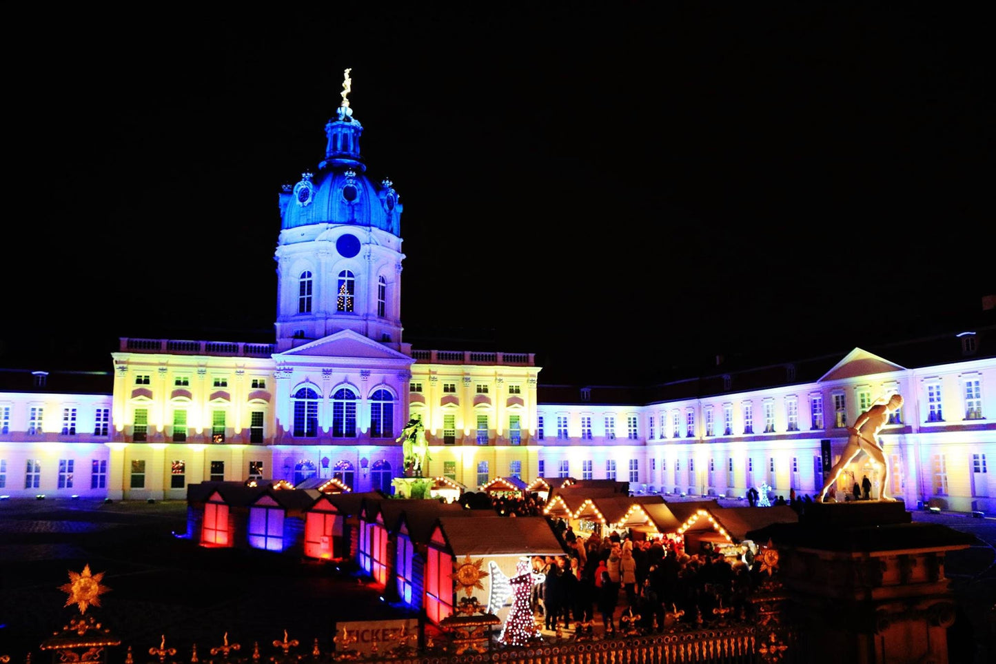 Charlottenburg Berlin German Christmas Market Photography Print