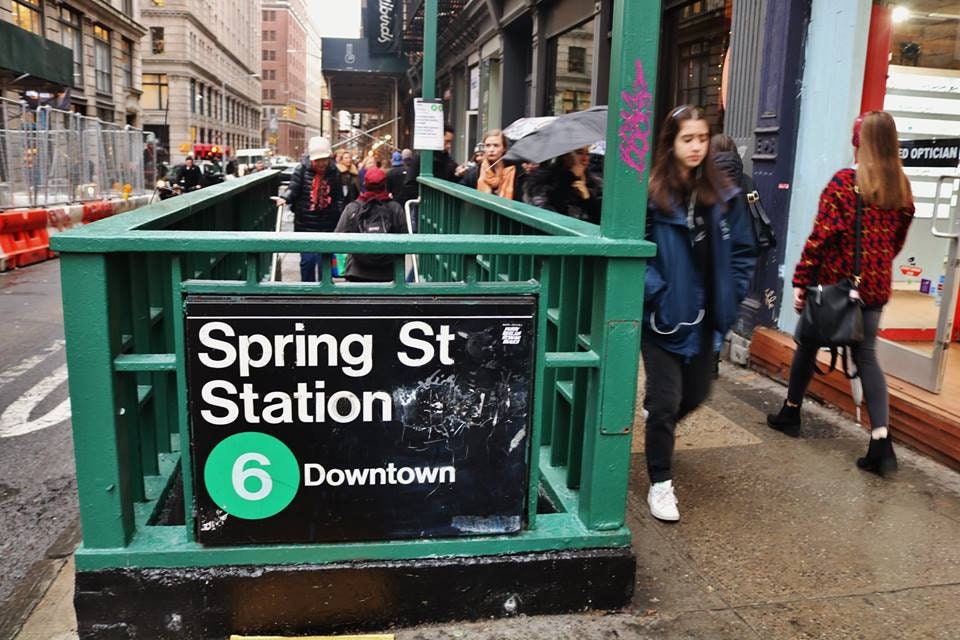 Spring Street Soho New York Subway Photography Print