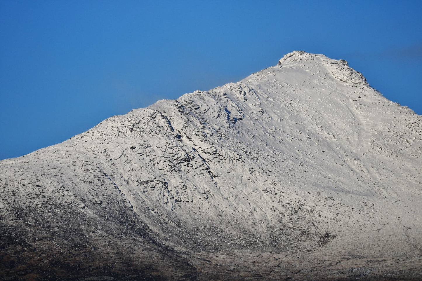 Goatfell Arran Scotland Snow Capped Mountain Photography Print