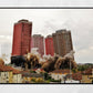 Glasgow Red Road Flats Demolition Brutalist Photography Print
