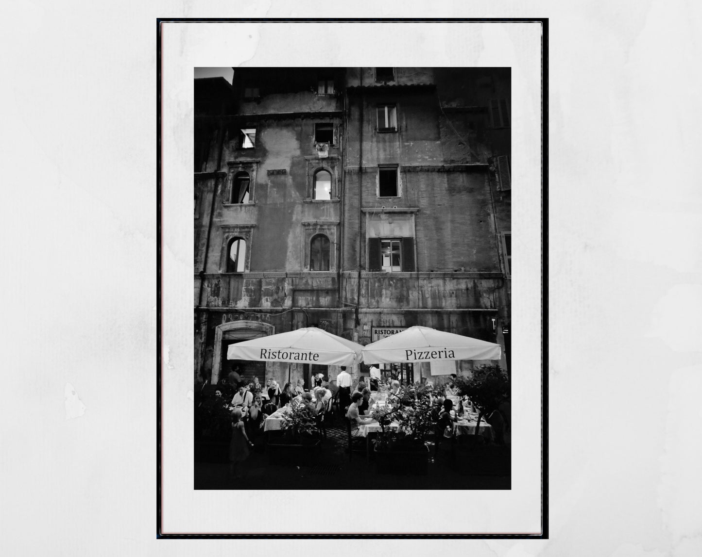 Rome Photography Print Black And White Italy Wall Art