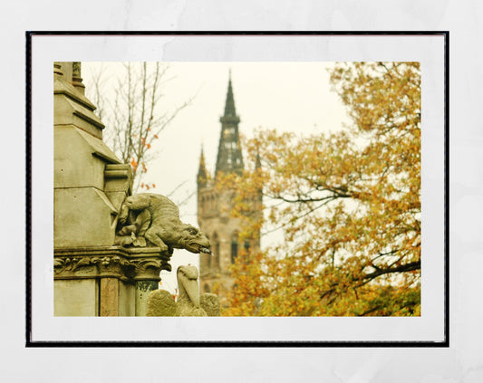 Glasgow University Kelvingrove Park Photography Print