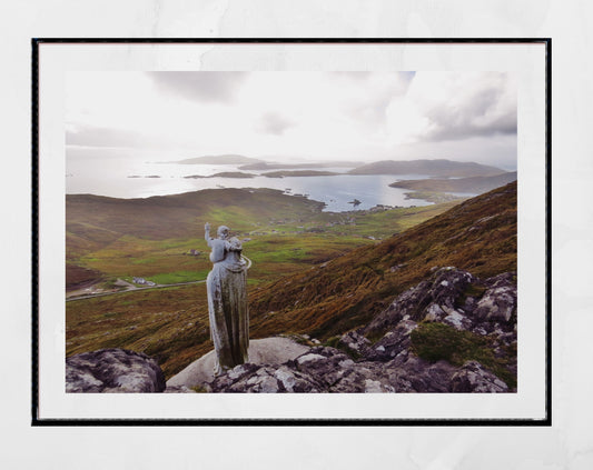 Isle of Barra Print Scotland Landscape Photography Print Our Lady of the Sea and Heaval