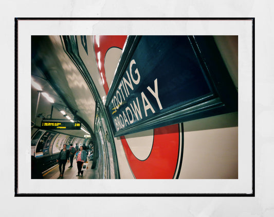 Tooting Broadway London Photography Print London Underground Poster