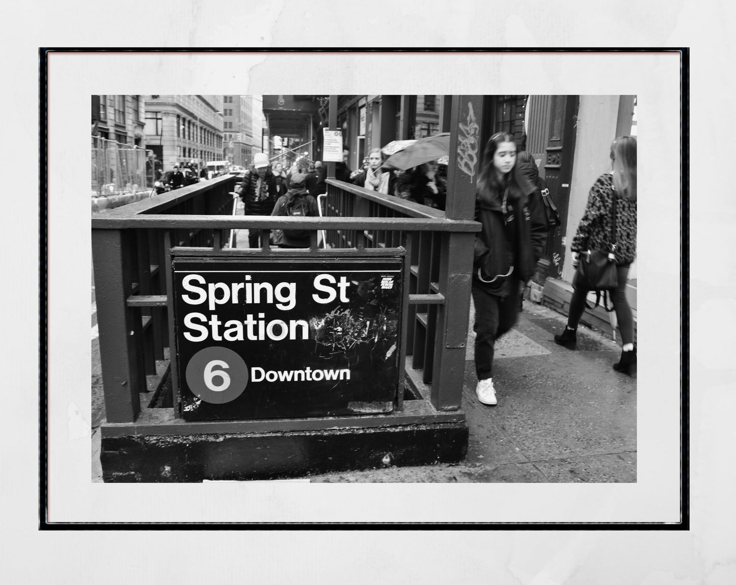 Soho New York Subway Photography Print