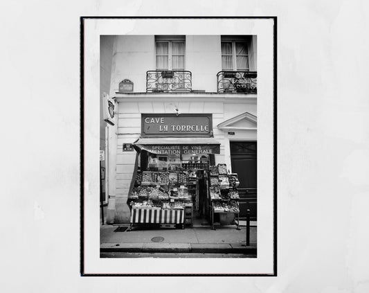 Paris Street Scene Print