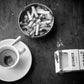 Beirut Coffee And Cigarettes Black And White Photography Print