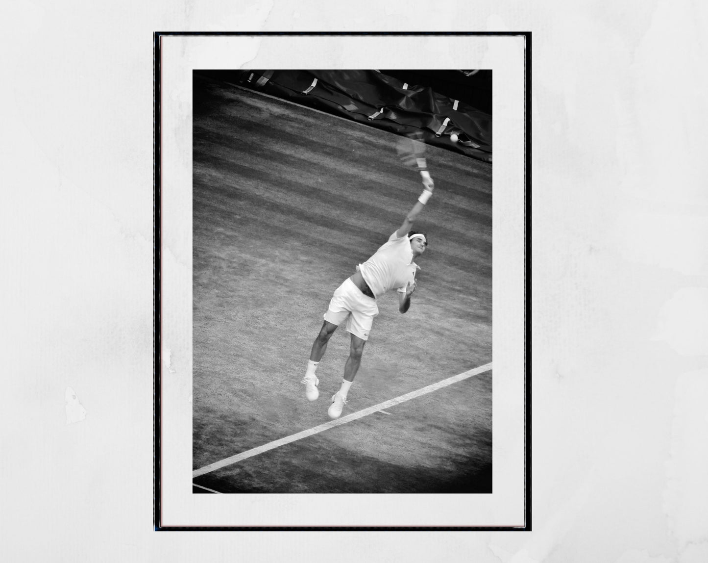 Roger Federer Poster Wimbledon Tennis Photography Print