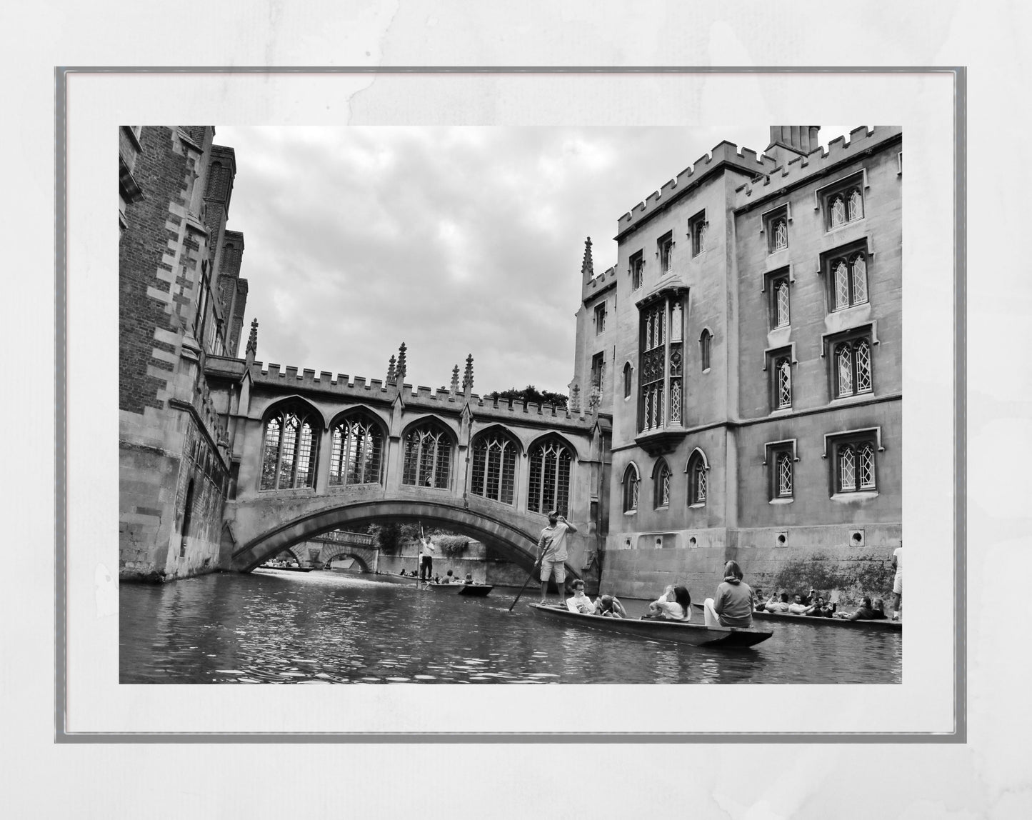Cambridge University Poster Bridge Of Sighs Photography Print