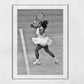 Serena Williams Wimbledon Tennis Poster Black And White Photography Print