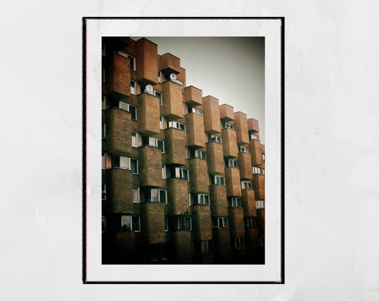 Brutalist Poster Warsaw Photography Print