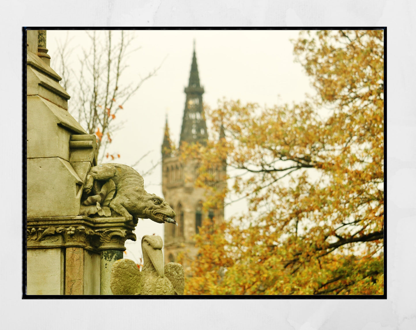 Glasgow University Kelvingrove Park Photography Print