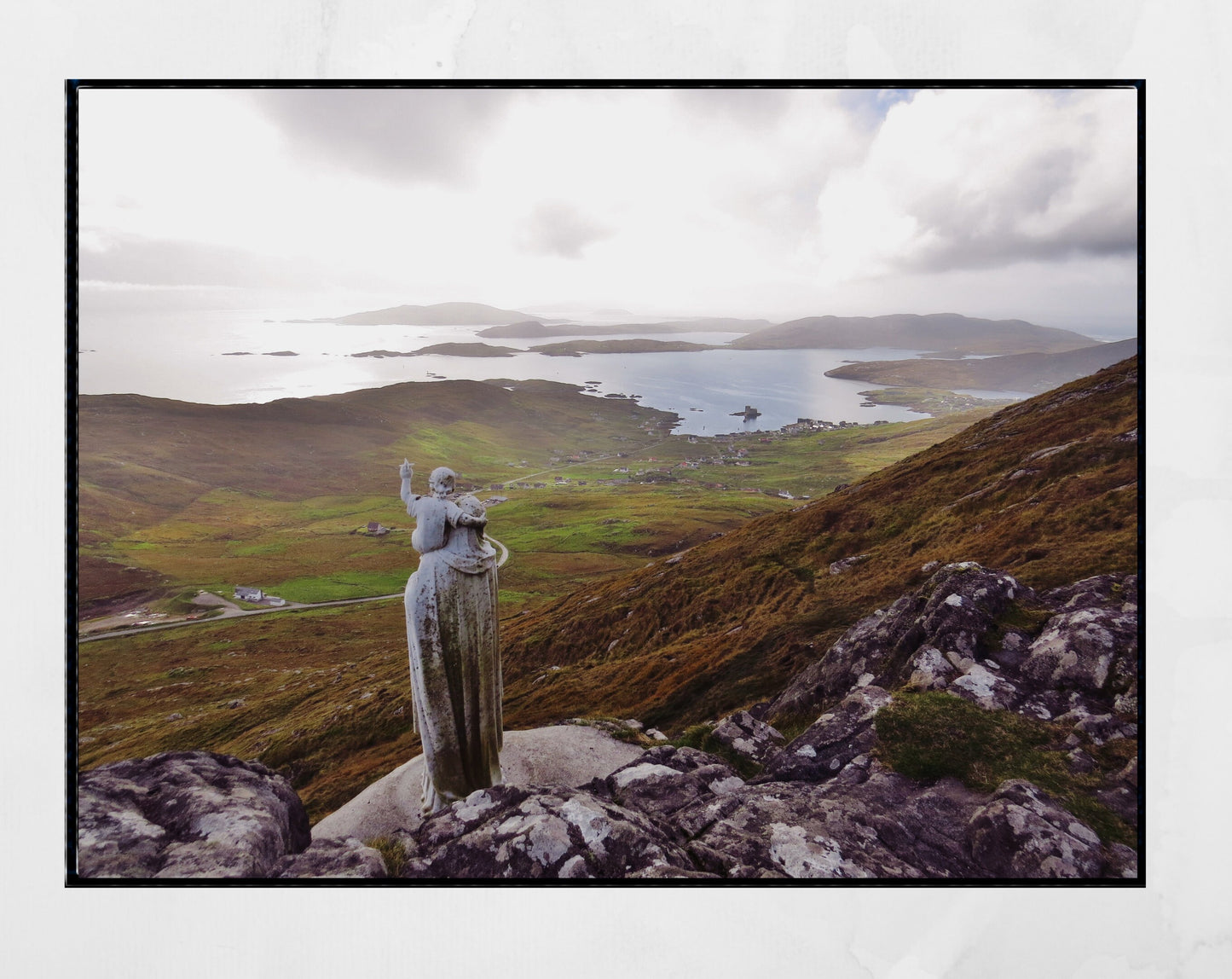 Isle of Barra Print Scotland Landscape Photography Print Our Lady of the Sea and Heaval