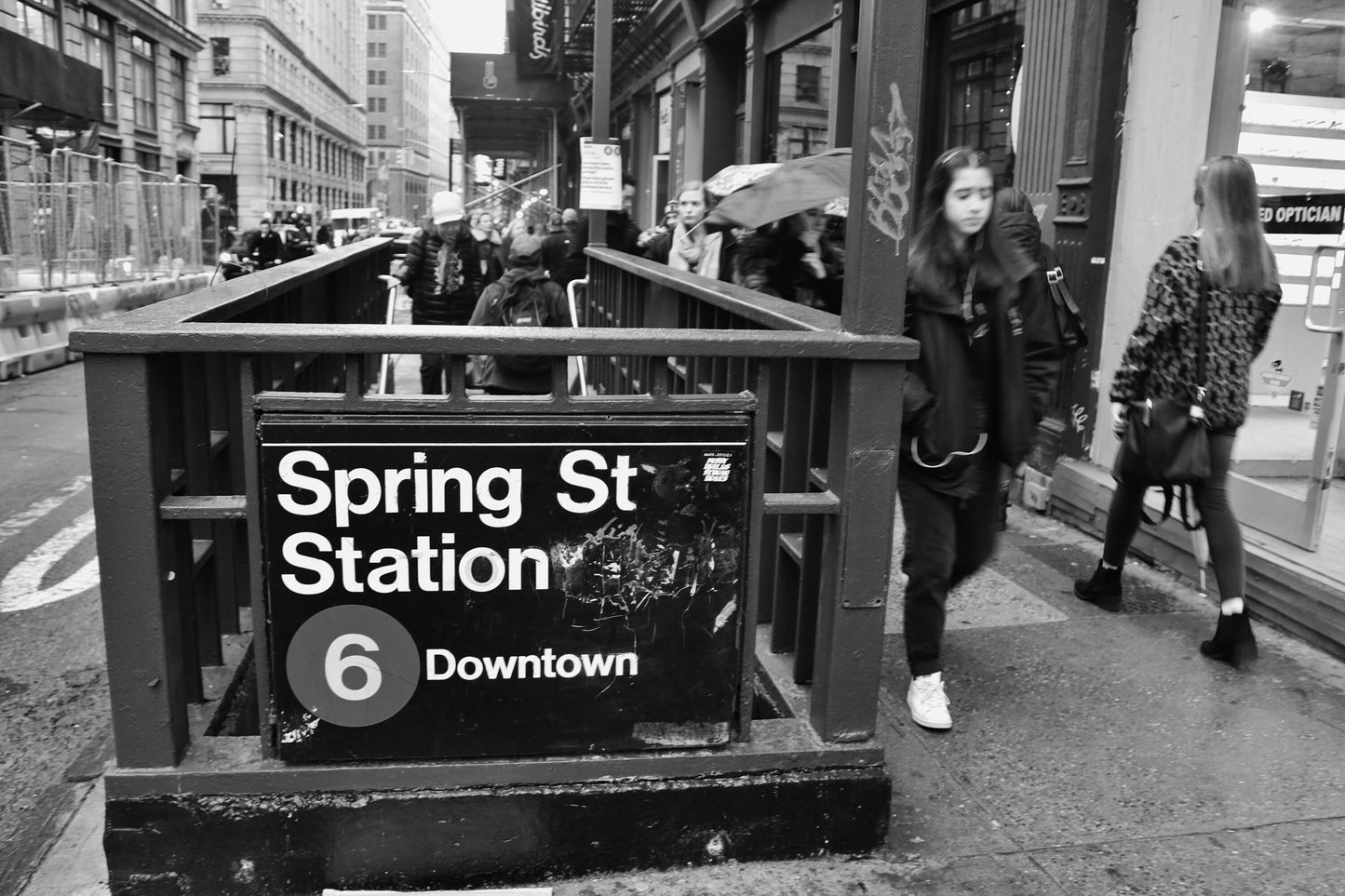 Soho New York Subway Photography Print