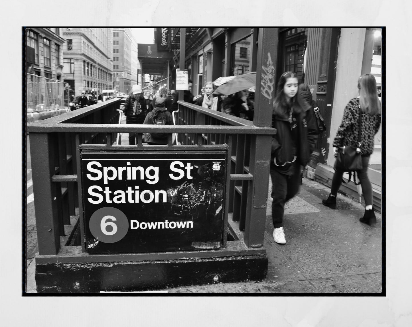 Soho New York Subway Photography Print