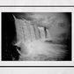 Iguazu Falls  Waterfall Brazil Black And White Photography Print