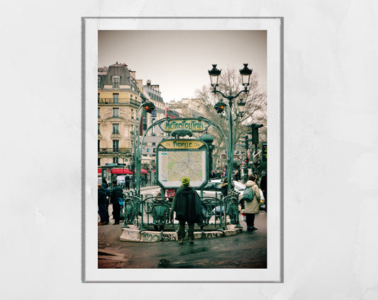 Montmartre Print Paris Street Photography