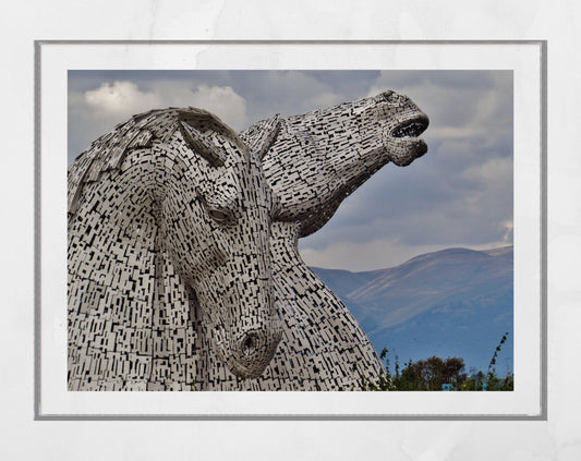 Falkirk Kelpies Scotland Photography Print