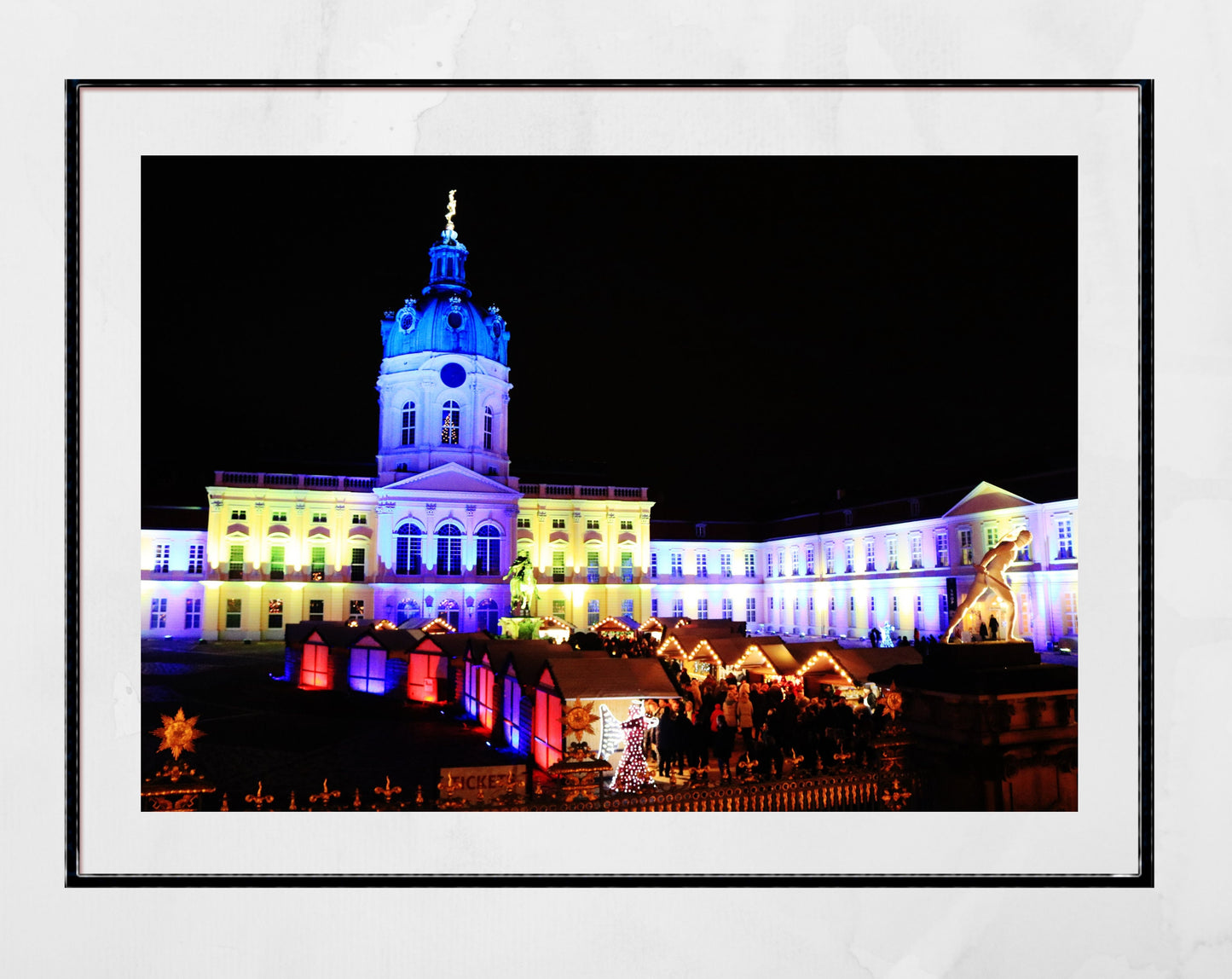 Charlottenburg Berlin German Christmas Market Photography Print