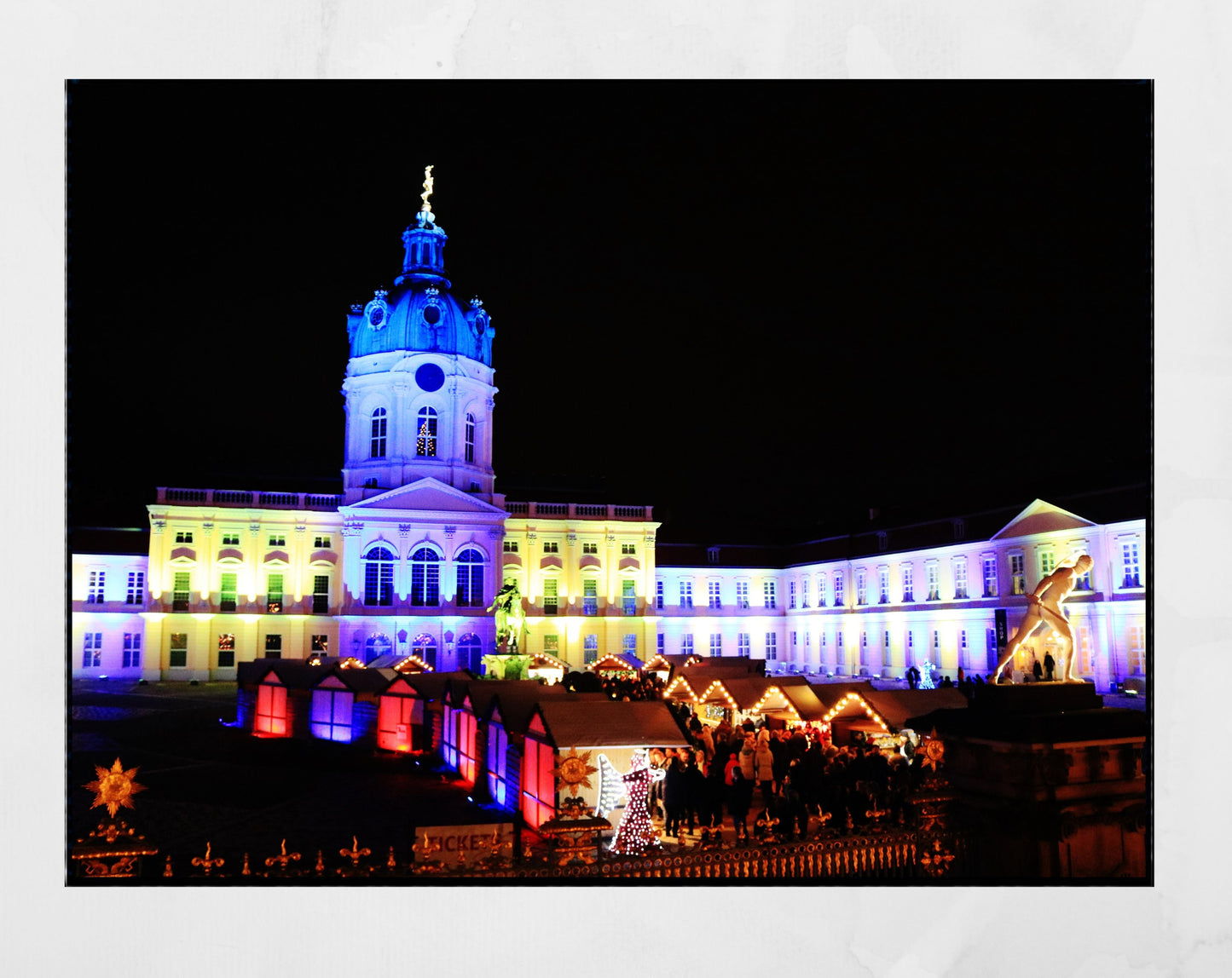 Charlottenburg Berlin German Christmas Market Photography Print