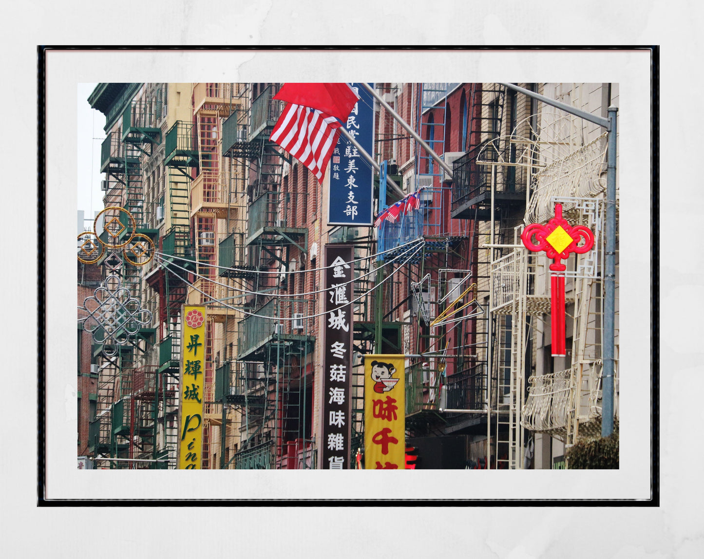 New York Chinatown Photography Print