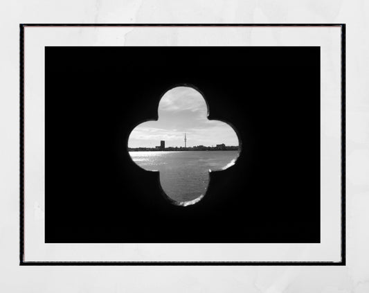 Hamburg Germany Black And White Photography Poster