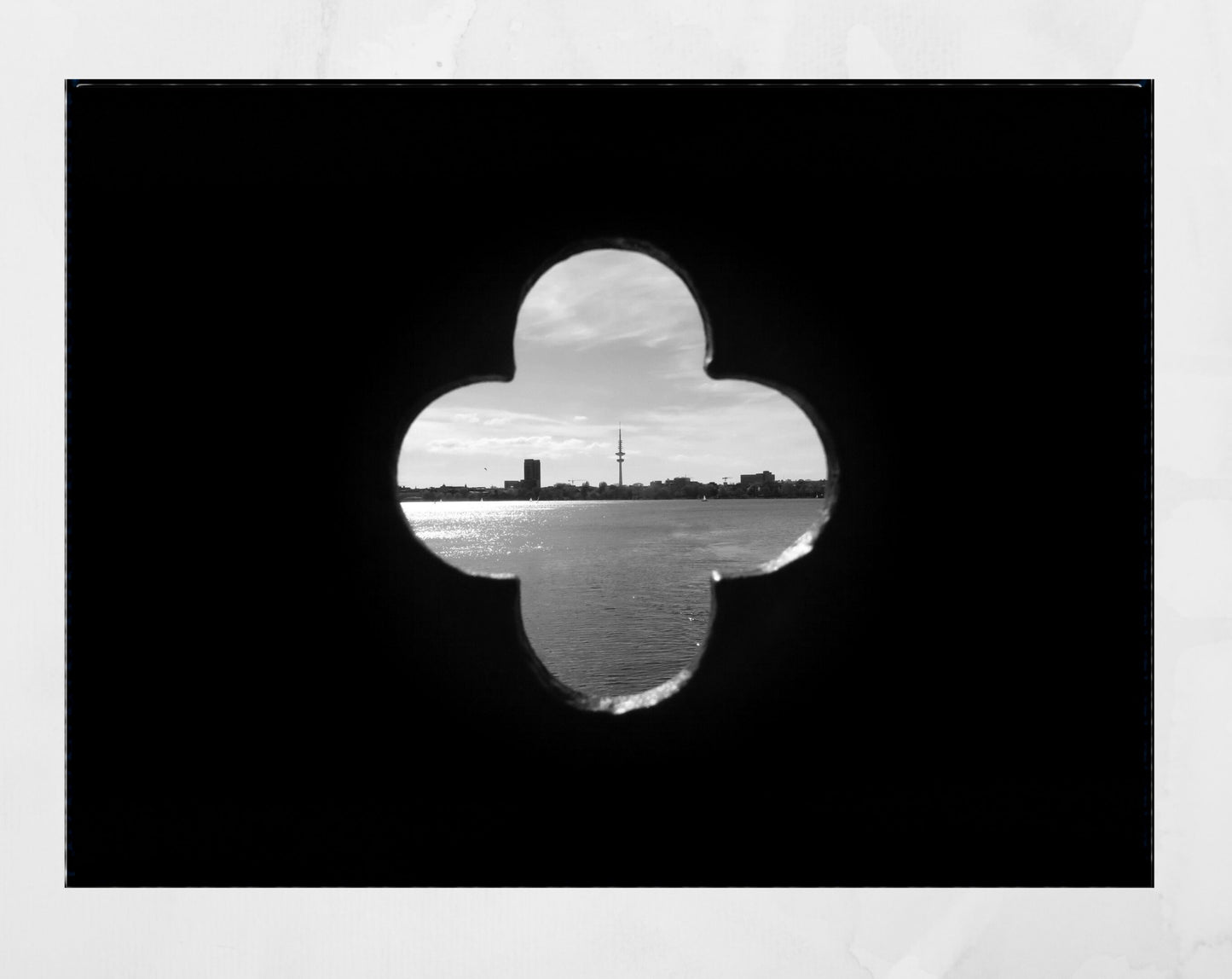 Hamburg Germany Black And White Photography Poster