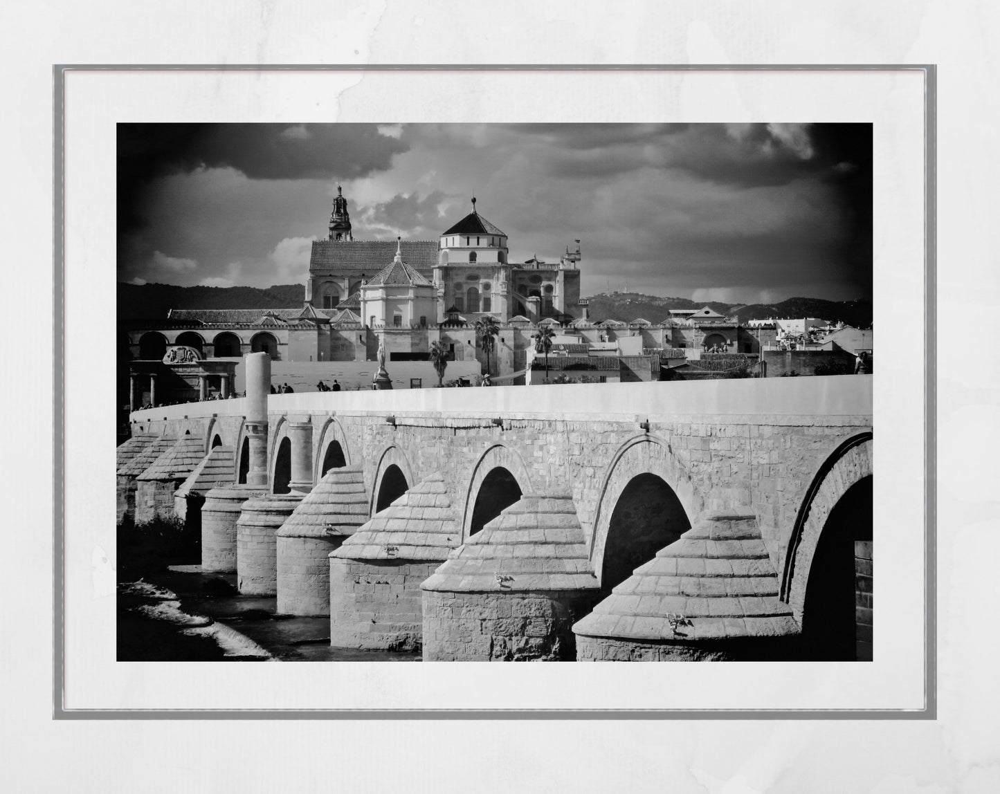 Cordoba Spain Black And White Photography Print