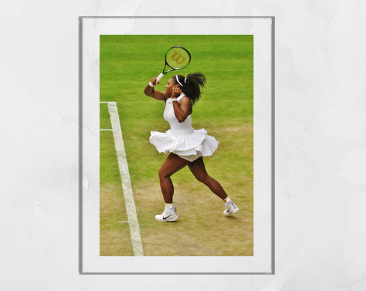 Serena Williams Poster Wimbledon Tennis Photography