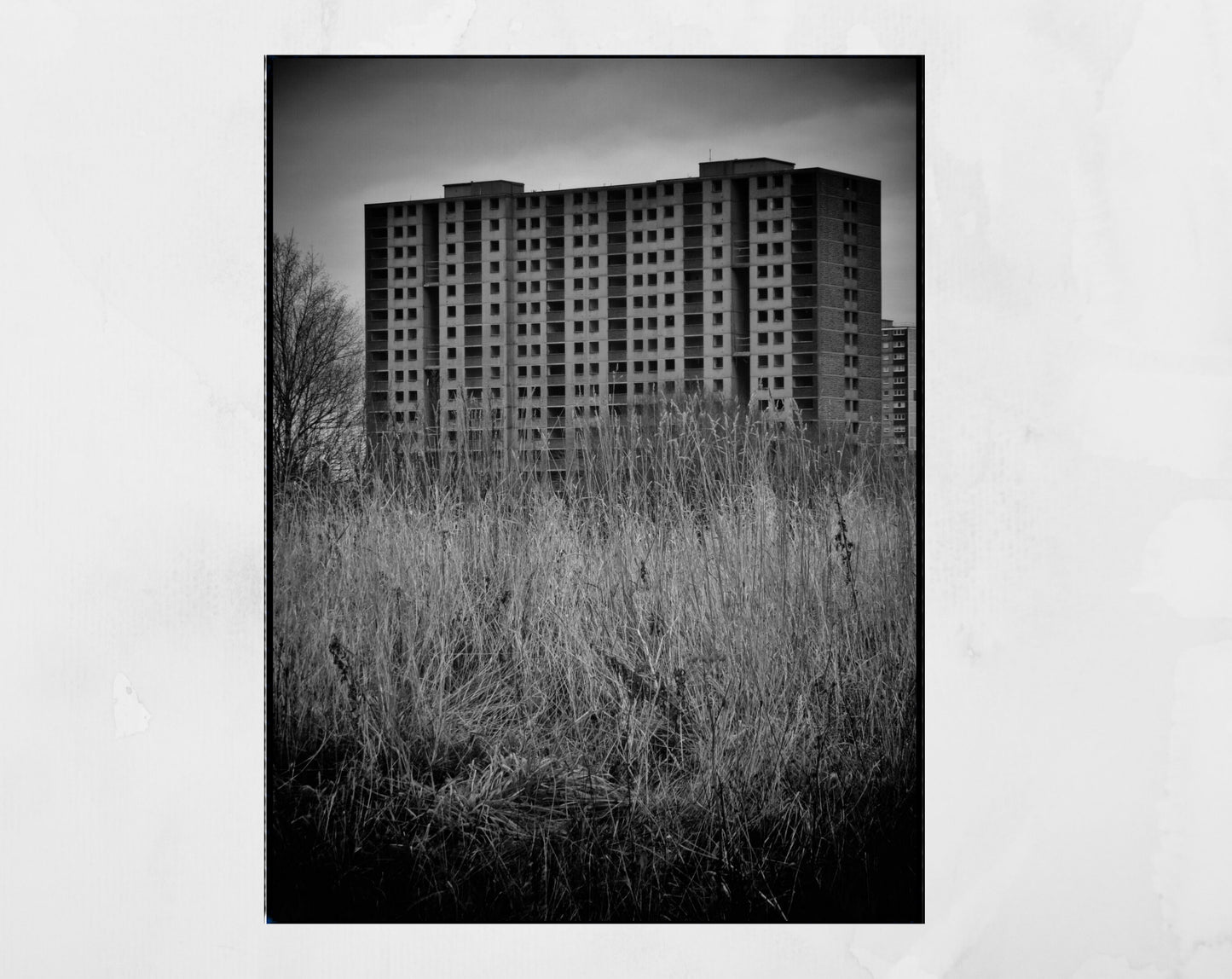 Brutalist Photography Sighthill Glasgow Black And White Print