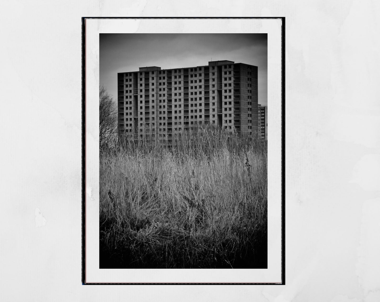 Brutalist Photography Sighthill Glasgow Black And White Print