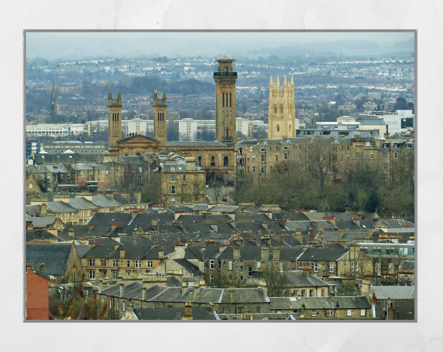 Glasgow Park Circus Skyline Photography Print