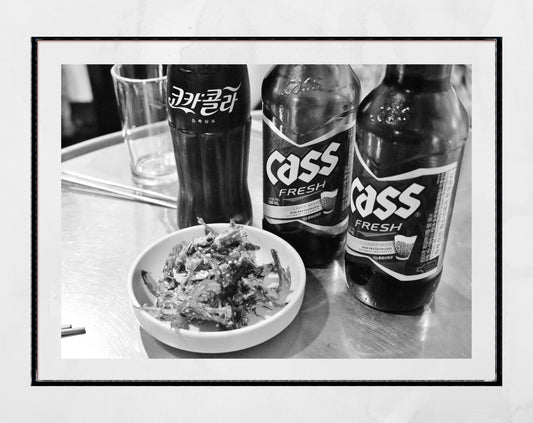 Korean Beer Poster Food Photography