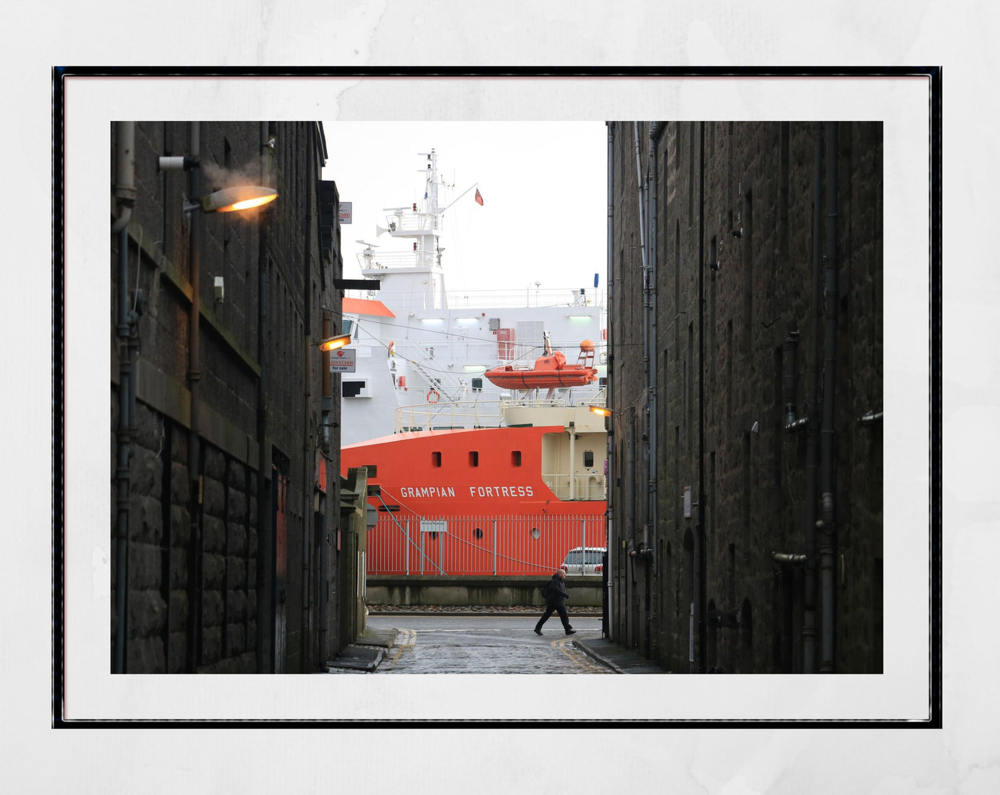 Aberdeen Photography Print Scotland Harbour Poster