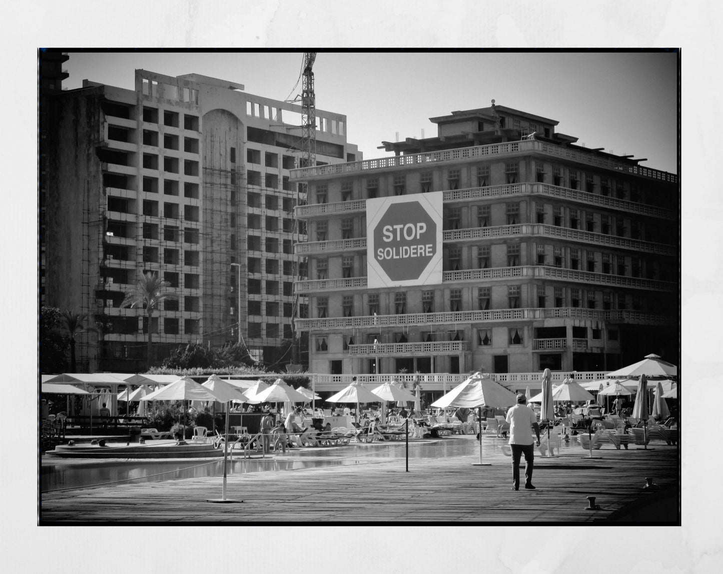 Beirut Lebanon Photography Print St George Hotel Beirut Stop Solidere Poster