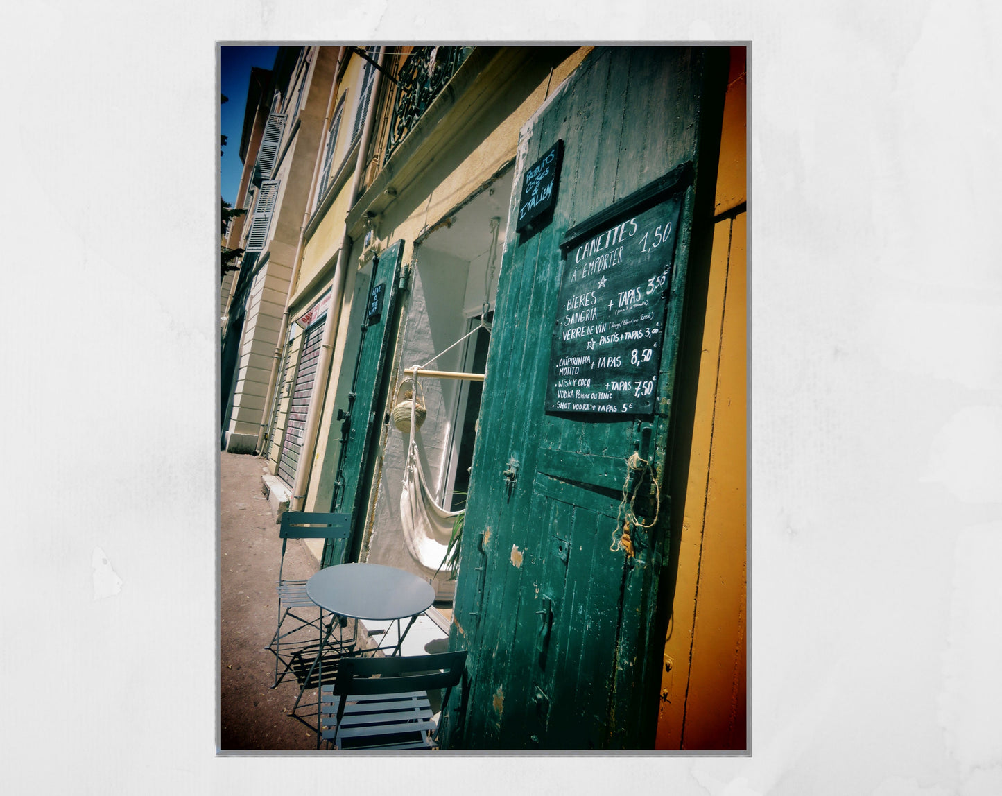 Le Panier Marseille Cafe Photography Print