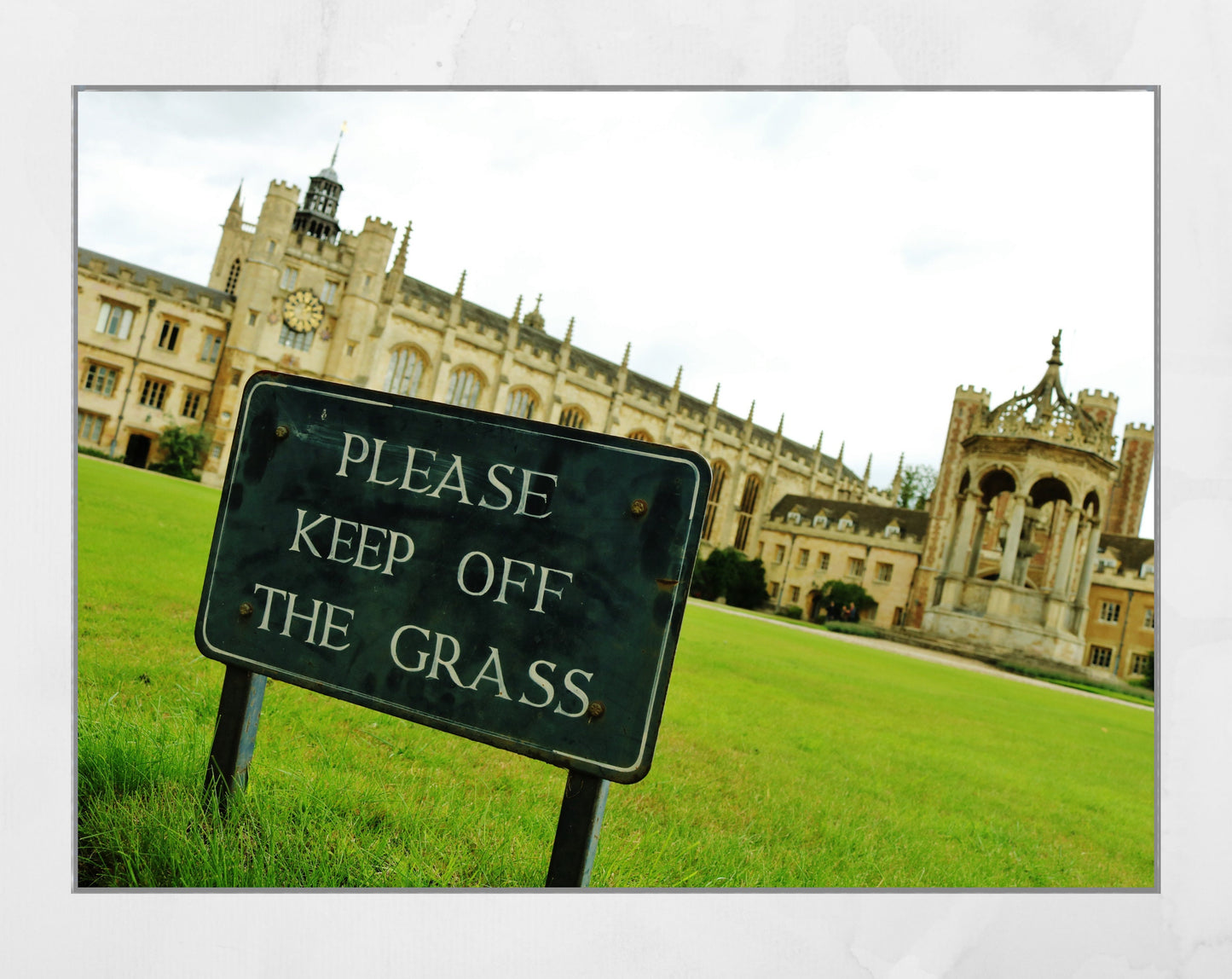 Trinity College Cambridge University Photography Print