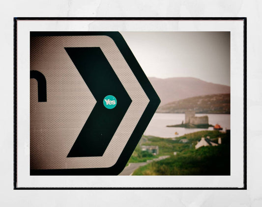 Isle of Barra Scotland Independence Art Print