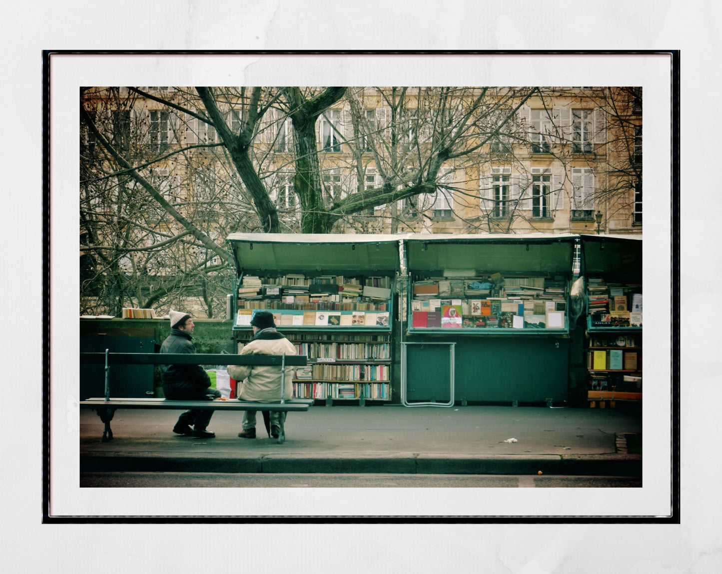 Paris Photography Bouquinistes Street Print