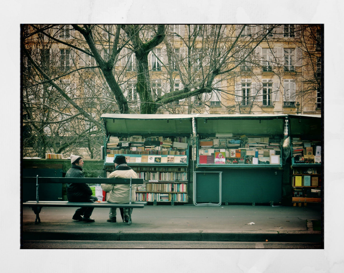 Paris Photography Bouquinistes Street Print