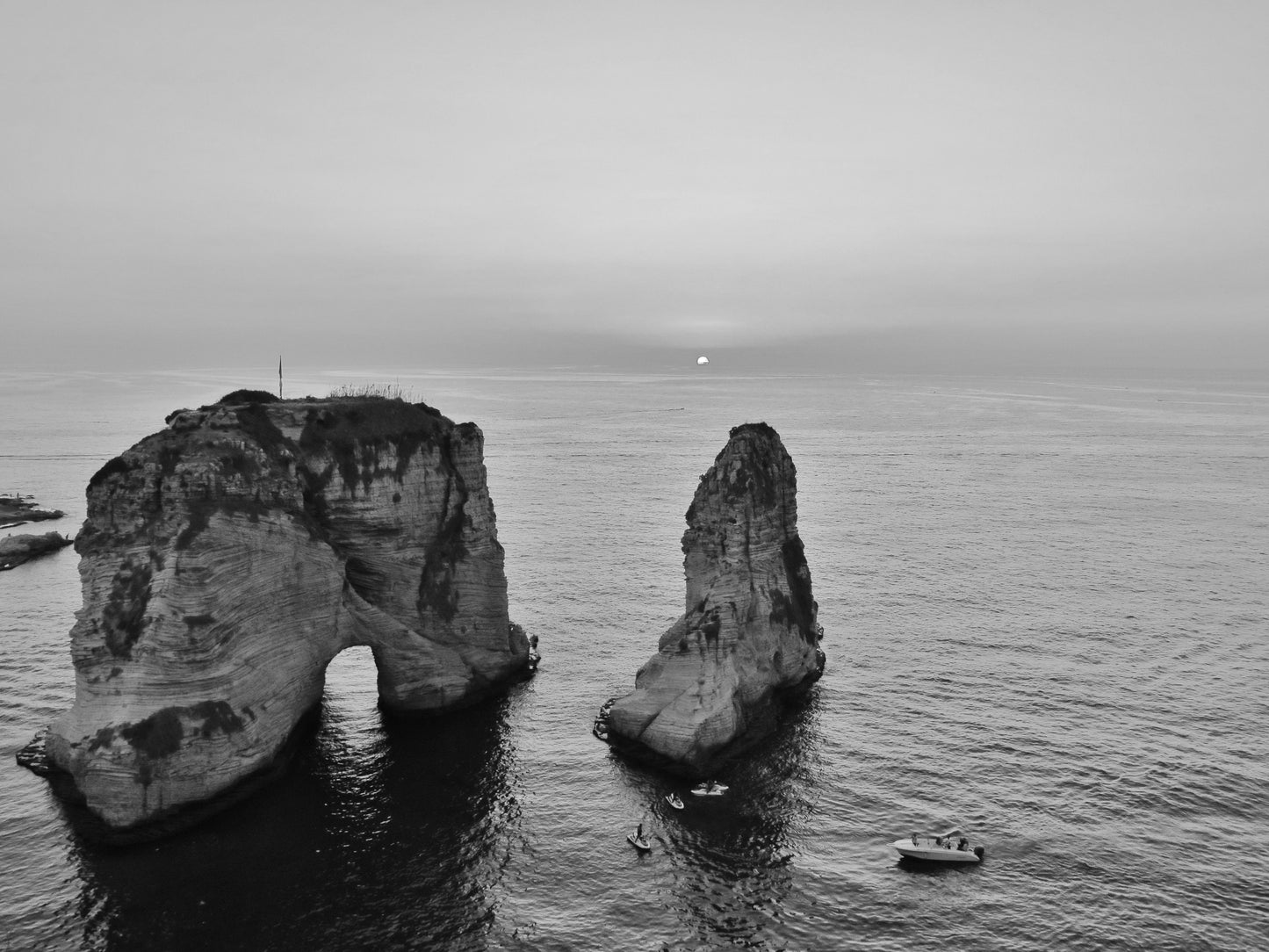 Beirut Lebanon Photography Print Pigeon Rocks Raouche Wall Art