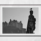 Edinburgh Castle Black And White Photography Print